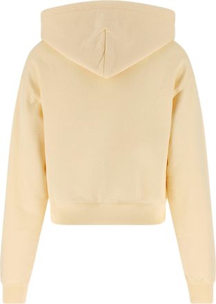 Jacquemus Womens Beige Cotton Hoodie Clothing