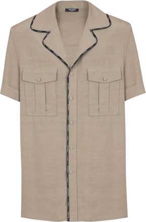 Balmain Hombre, Camisas, Marr&oacute;n, Talla: M