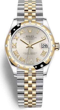 Rolex Datejust 31 Silver Dial Automatic Ladies Steel and 18kt Yellow Gold Jubilee Watch 278343SRDJ