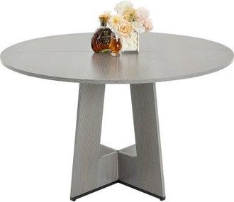 OEM Mesa De Comedor Redonda 120 Cm De Madera Para 2-4 Personas Mesa De Comedor Estilo R&uacute;stico Para El Ocio Con Patas De Madera Gruesas Para Oficina, Hogar