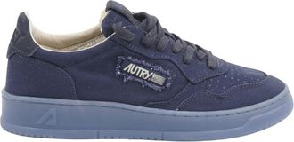 Autry Medalist Low - Heren - Sneakers - Blauw - 41 EU - Katoen - Schoenen