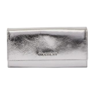 Orciani Continental Telefoonhoesje Metaal - Dames - Tassen - Grijs - Maat: ONE Size Leer