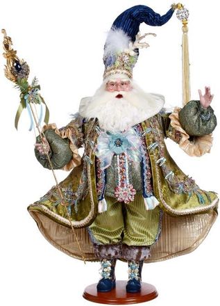 Mark Roberts Very Merry Santa in Olive Green at Nordstrom