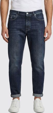 Brunello Cucinelli Jeans straight Brunello Cucinelli in denim di cotone