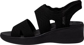 Skechers Pier-Lite Sandals Black 163510-BBK Womens