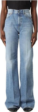 Dondup Stijlvolle relaxte denim jeans - Dames - Loose Fit Jeans - Blauw - W27 - Denim - Jeans