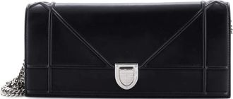 Dior Diorama Chain Leather clutch bag - Black