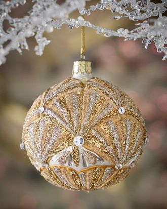 Neiman Marcus Winters Glow Glass Ornament