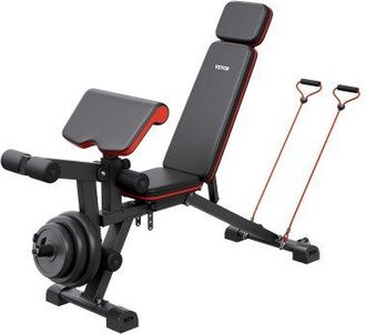 OEM Banco De Pesas Ajustables De 363 Kg Para Entrenamiento De Cuerpo Completo En El Gimnasio En Casa, Banco Plano Con Extensi&oacute;n De Piernas, Ajuste R&aacute;pido,