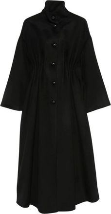 Emporio Armani Dames, Mantels, Zwart, Maat: S