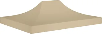 vidaXL Techo De Carpa Para Celebraciones Beige 4,5x3 M 270 G/m&sup2; Vidaxl Beige