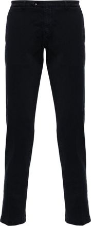 BRIGLIA 1949 cotton chino trousers - men - Cotton/Cotton/Spandex/Elastane - 56 - Blue