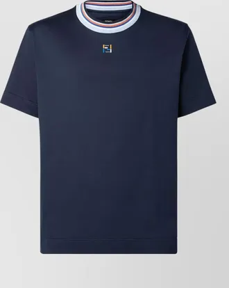 Fendi cotton regular-fit short-sleeve crew-neck t-shirt