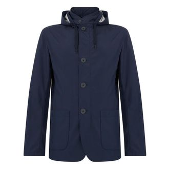 Herno Jassen, Heren, Blauw, L, Polyester, Lichtgewicht Jas