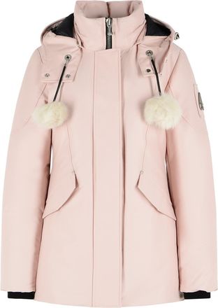 Moose Knuckles Original 3Q 2.0 Pink Cotton Blend Down Jacket