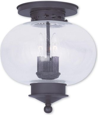 Livex Lighting Livex Harbor 3-Light Bronze Ceiling Mount
