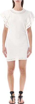 Isabel Marant Short Dresses, female, White, Size: XL Orlane Dress