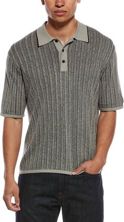 Rag & Bone Harvey Garment Dyed Polo Shirt