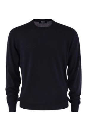 Fedeli Crew-Neck Sweater In Virgin Wool