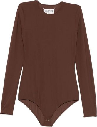 Maison Margiela Stijlvolle Top - Dames - Bodies - Bruin - 2XS - Tops