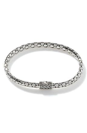 John Hardy Dot 4.5mm Bracelet in Silver at Nordstrom, Size Small