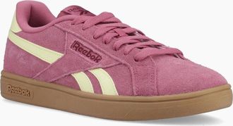 Reebok Womens Reebok Court Retro Textile Womens Studiopink/Yel/Haze/Blkcherry Trainers - Size: 6