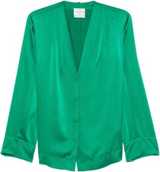 Forte_Forte Mujer, Blusas y Camisas, Verde, Talla: XS
