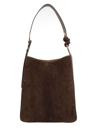 Anya Hindmarch Womens Brown Leather Shoulder Bag