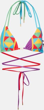 Loewe Paulas Ibiza - Top bikini con stampa
