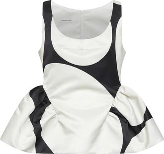 Dries Van Noten Top Zwart - Dames - Tops zonder mouwen - Zwart - M - Polyester - Tops