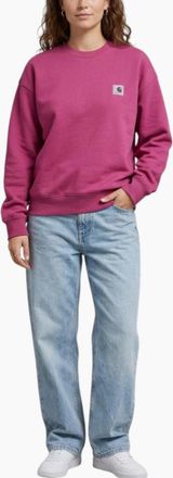 Carhartt Work in Progress Womens Carhartt Womens Sweatshirt WIP nelson Jumper - Pink - Size: 10/8
