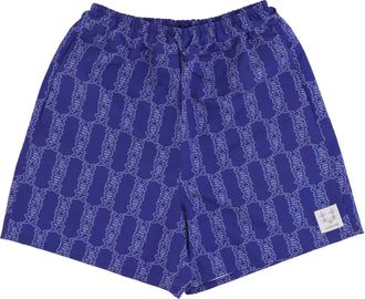 Usual Heren, Korte broeken, Paars, Maat: XL Poliester