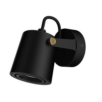 Sulion Aplique de pared orientable en color negro