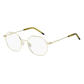 HUGO BOSS Womens Octagon Glasses Frame Model 0890f 086 - Silver Metal - One Size
