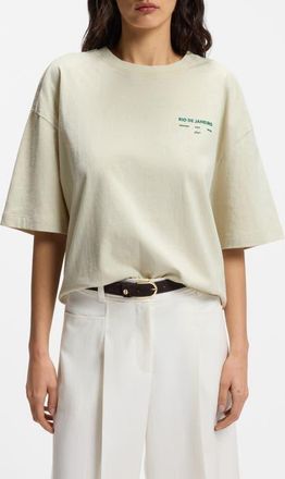 Boss Orange by Hugo Boss Cotton Tee in Guava Leaf at Nordstrom, Size X-Small