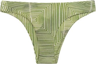 Lenny Niemeyer geometric-print bikini bottom - Green