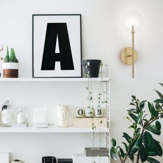 Ideal Lux Lampada da parete equinoxe AP1 ottone