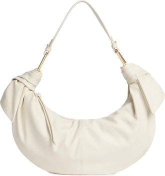 Coccinelle Shoulder Bags, female, White, Size: ONE SIZE Furoshiki Shoulder Bag