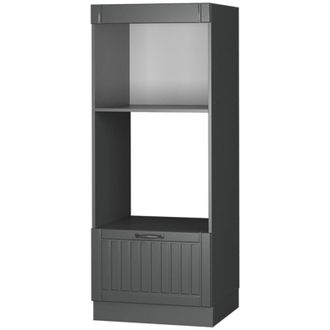 Vicco Armario para microondas Fame-Line, Gris oscuro, 60 cm abierto, Vicco