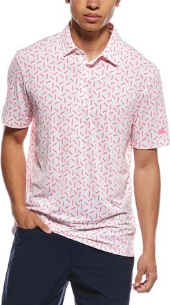adidas Adidas Ultimate Mesh Print Polo Shirt