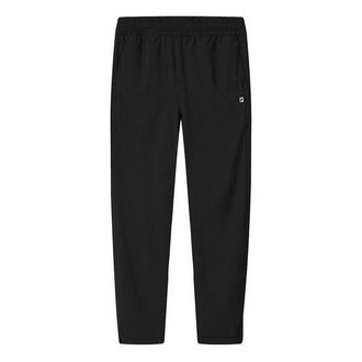 Fila (WMNS) FILA Thin and light Woven Straight Casual Long Pants Black F11W128610F-BK