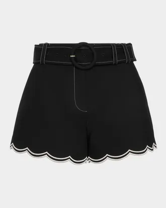Ramy Brook Violeta Belted Shorts