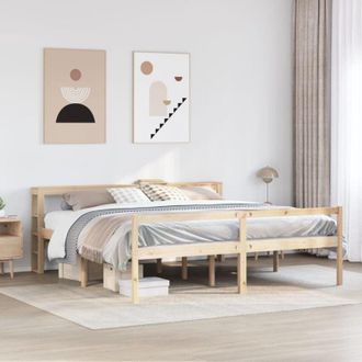 vidaXL Senior Bed with Headboard without Mattress 180x200 cm Super King vidaXL