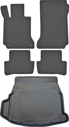 OEM Juego De Alfombrillas De Goma Para Coche Y Maletero Para Mercedes Clase E W207 Coup&eacute; (febrero De 2009 A Noviembre De 2016)