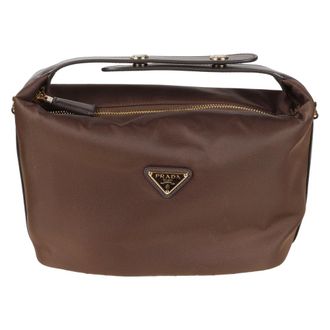 Prada Dames, Tassen, Bruin, Maat: ONE Size Nylon