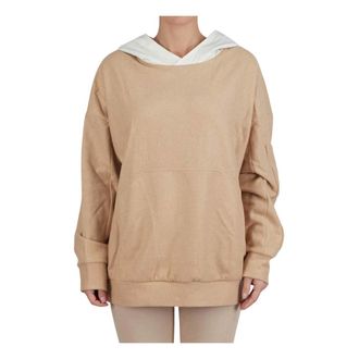 Kiton Hoodies, female, Brown, Size: S Cashmere Hoodie