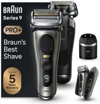 Braun Rasoio Braun Series 9 Pro+ 9575cc Wet & Dry Trimmer Metallico
