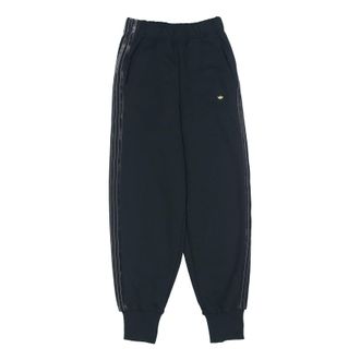 adidas (WMNS) adidas Cuffed Pants with Velvet Stripes and Trefoil Rivet Asia Sizing Black H18036