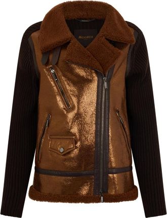 Moorer Mujer, Chaquetas, Marr&oacute;n, Talla: L