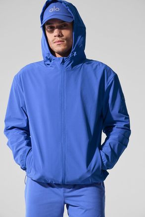 Alo | Performance On-The-Go Jacket in Marathon Blue, Size: Medium